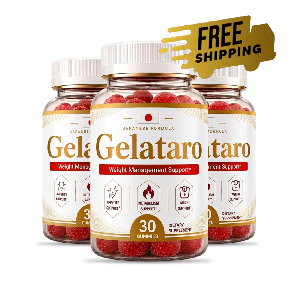 Three bottles of Gelataro Apple Cider Vinegar metabolism support gummies